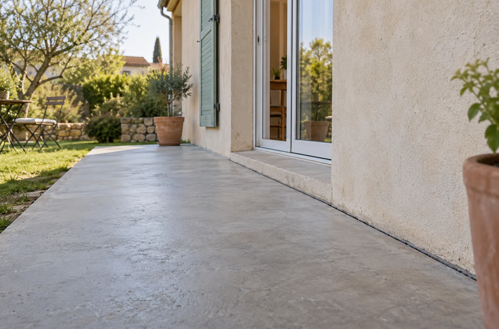 Joint de dilatation terrasse contre maison : comment traiter la jonction ?